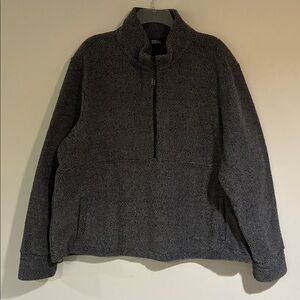 Eddie Bauer Women’s Gray Half-Zip Sweatshirt